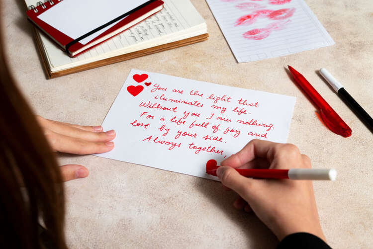 handwritten love letters