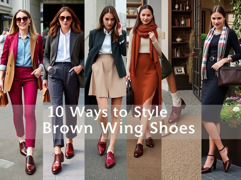 Best 10 Brown Wingtip Shoes Outfit Ideas for Women