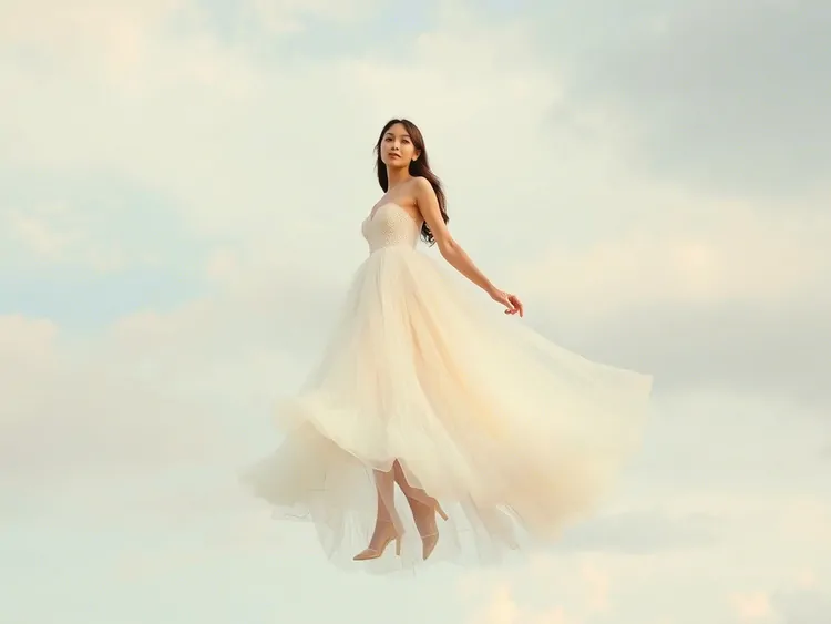 Cloud Nine- Ethereal Fabrics and Inflated Silhouettes