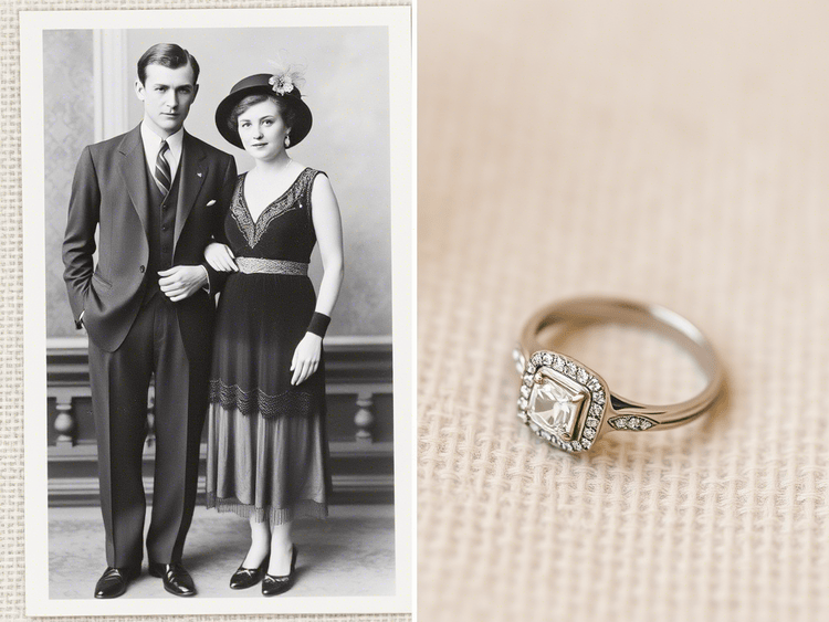 Trend Alert- Vintage and Unique Wedding Rings
