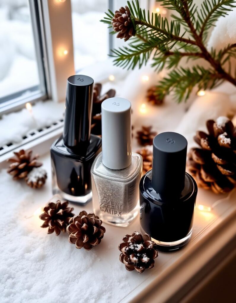 Winter: Dark Dramatics and Metallic Shine