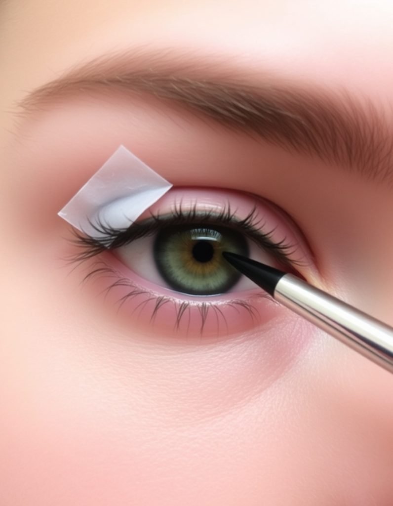 The Easiest Eyeliner Hack EVER: Tape as Your Stencil