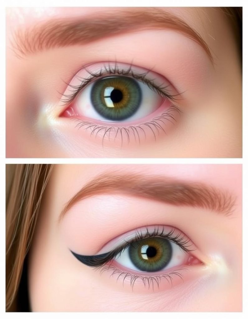 White or Nude Waterline: The Eye-Opening Trick