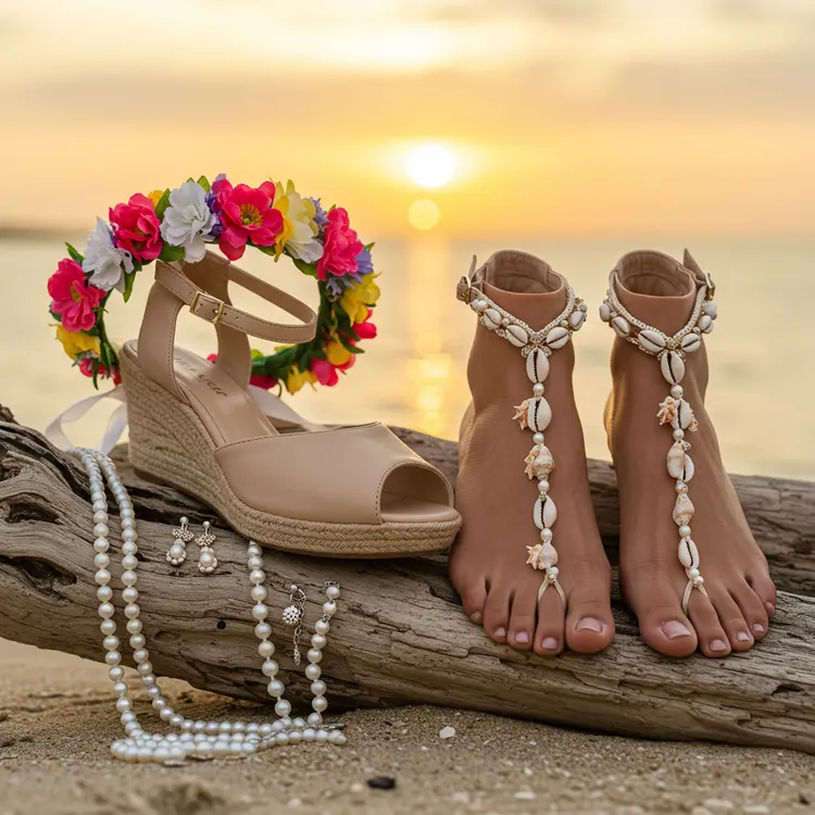 Accessories for Beach Bridal Elegance