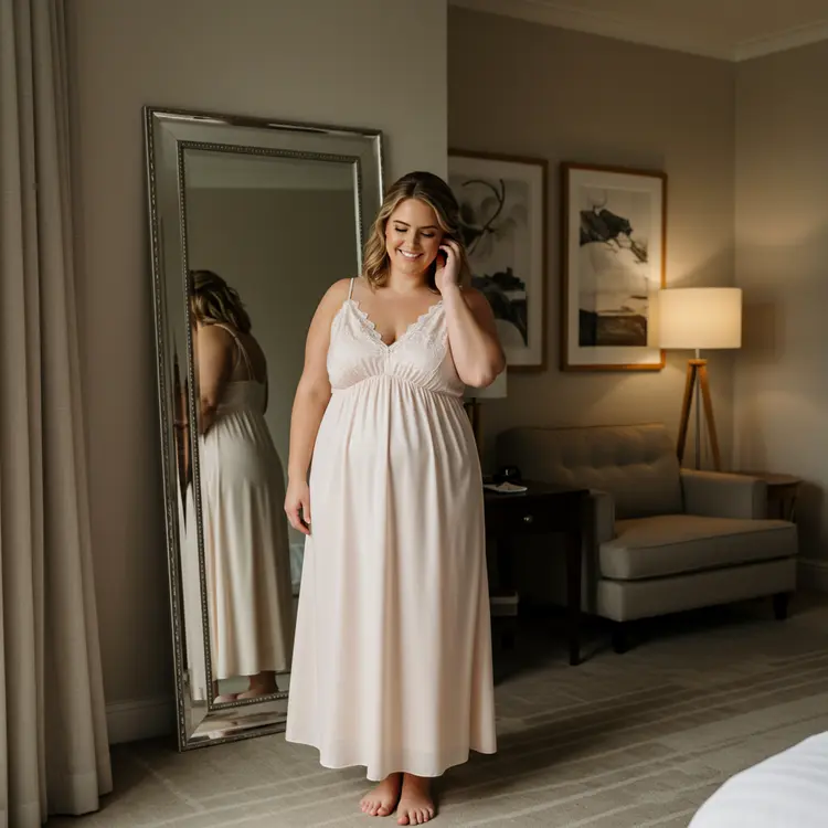 Plus Size Romantic Nightgowns