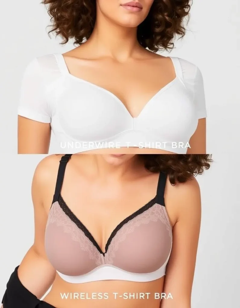 Types of T-Shirt Bras