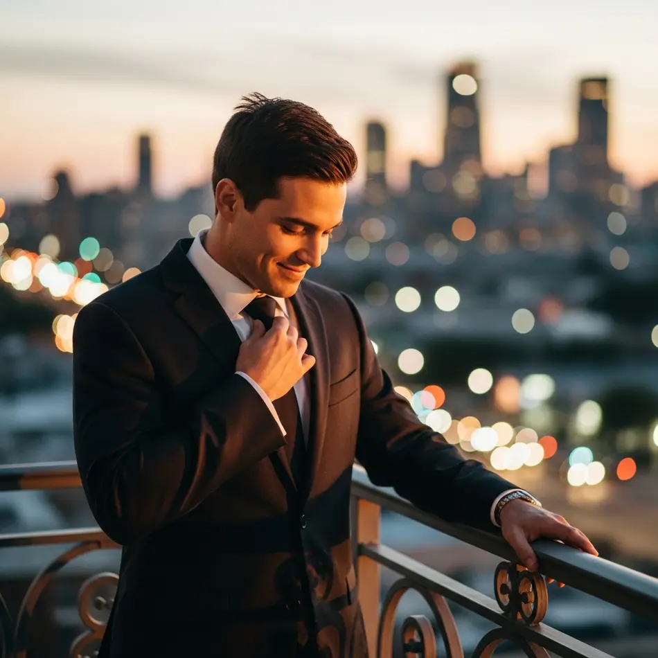 A Special Note on Groom Wedding Photography Poses