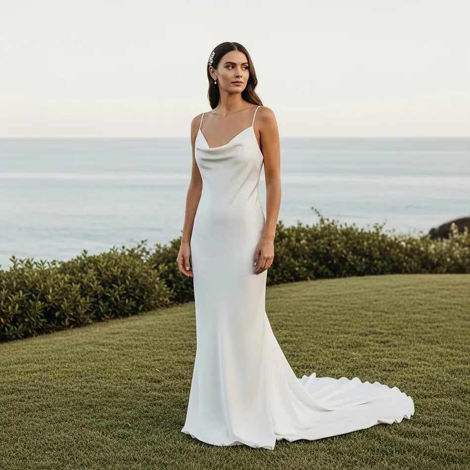 Chic Slip Dresses and Minimalist Sheaths