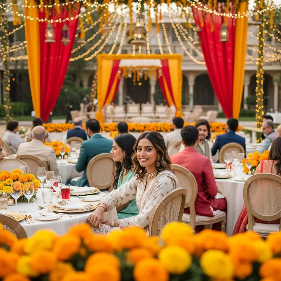 Dressing for long Indian wedding hours