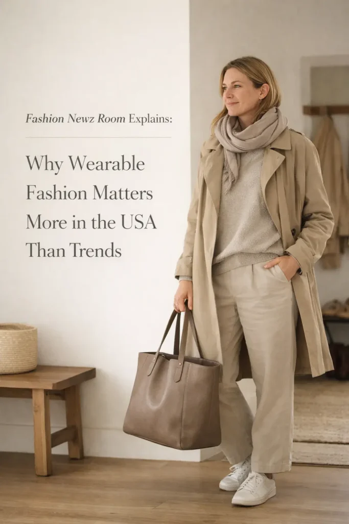 Fashion Newz Room Explains- Why Wearable Fashion Matters More in the USA Than Trends Pintrest