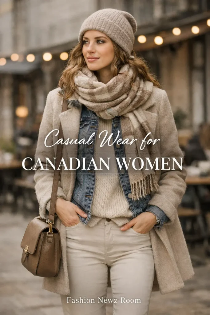 Fashion Newz Room’s Guide to Casual Wear for Canadian Women Pintrest