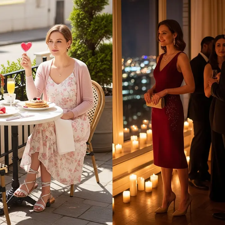 Valentine Brunch vs Evening Party- Dressing Smartly - Fashion Newz Room