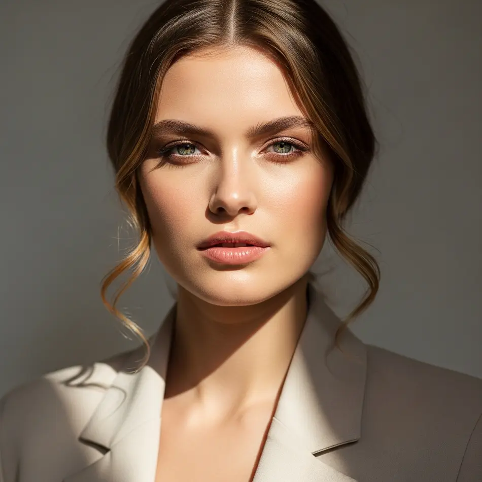 Wearing Heavy Makeup With Simple Outfits