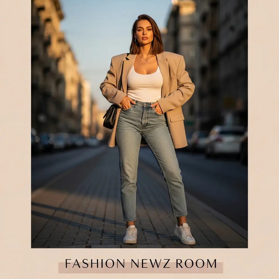 Exaggerated Shoulders for Casual Street Style - Fashion Newz Room