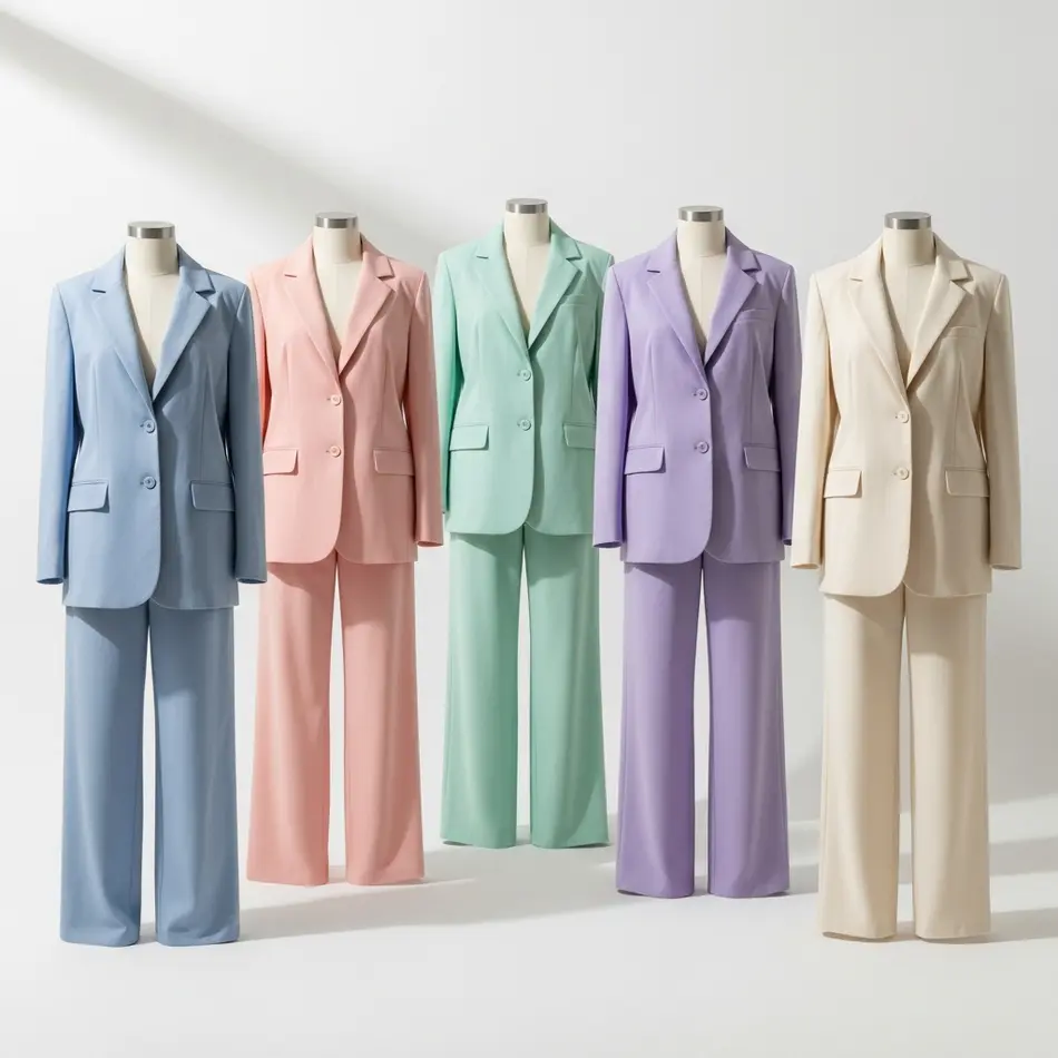 Lightweight Suit Sets in Pastel Shades - Fashion Newz Room
