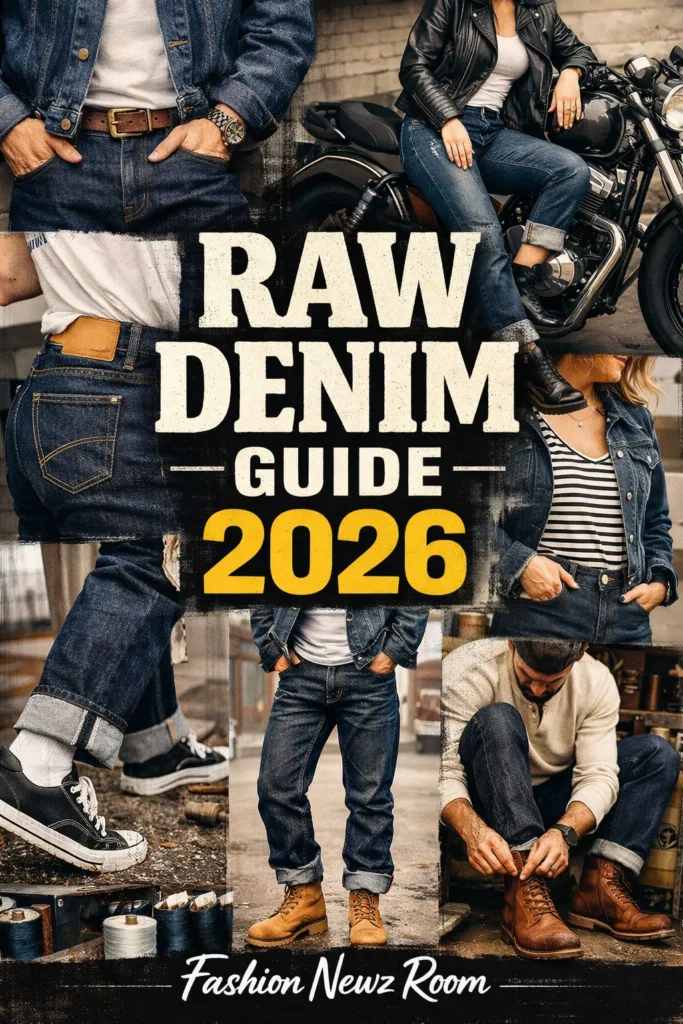 The Raw Denim Guide- Why “Brut Denim” is the Only Fabric You Need in 2026 - Fashion Newz Room