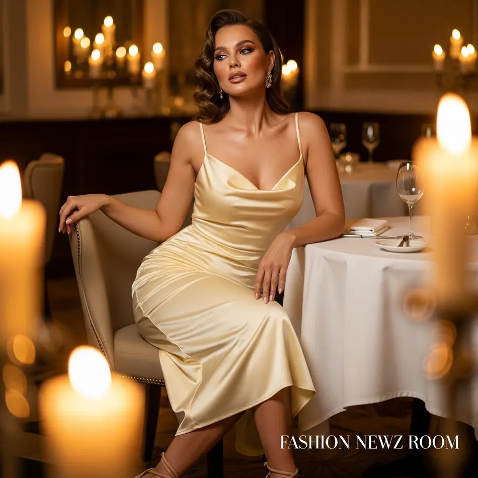 Vanilla Yellow Date Night Outfit - Fashion Newz Room