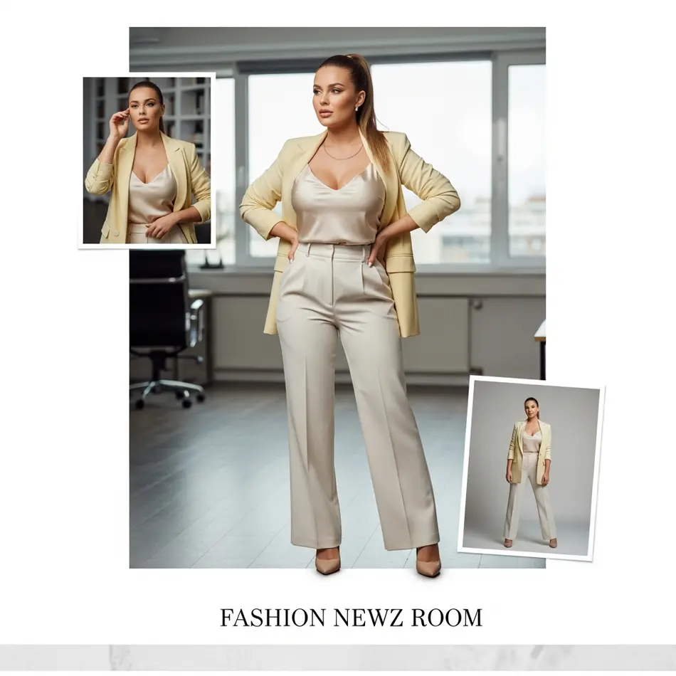Vanilla Yellow Workwear Outfit - Fashion Newz Room