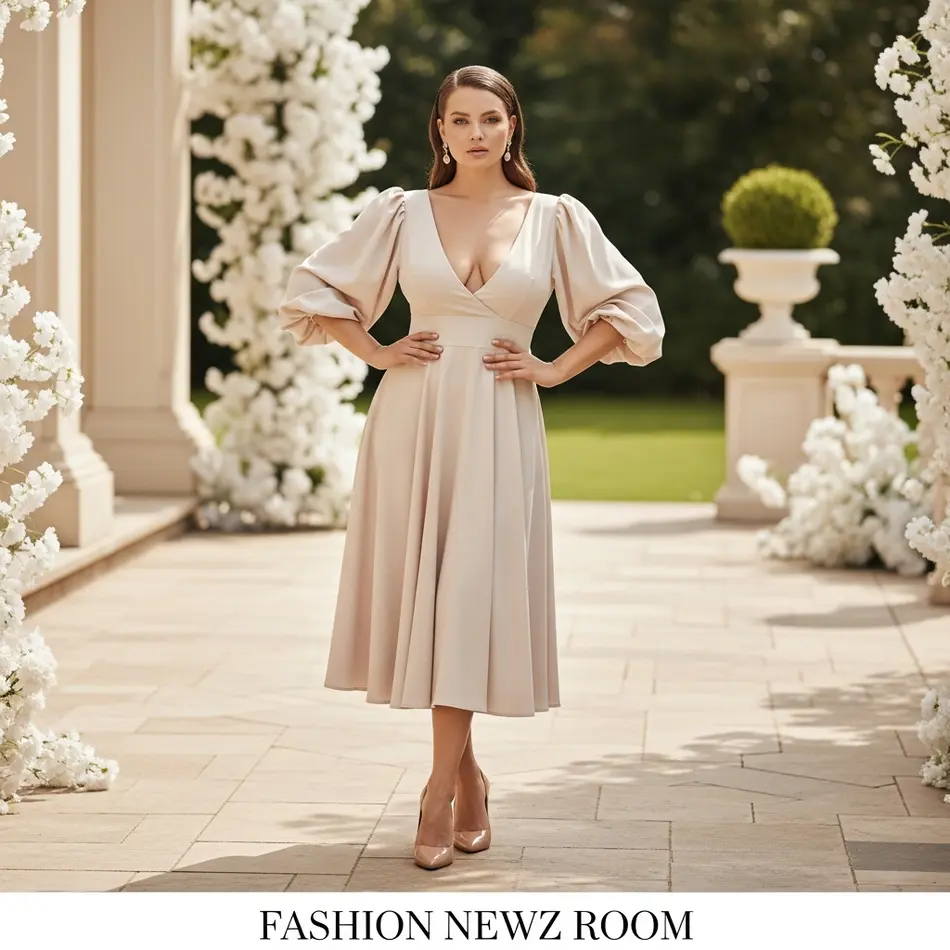Exaggerated Shoulders for Wedding Guest Styling - Fashion Newz Room
