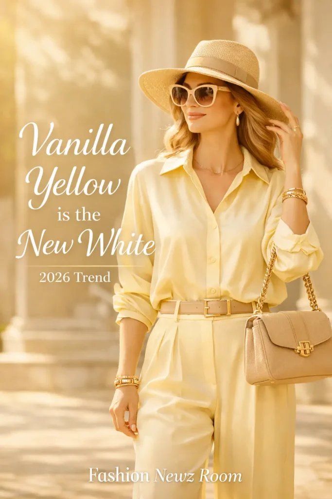 Why Vanilla Yellow is the New White- How to Style 2026’s Hottest Color Trend - Fashion Newz Room