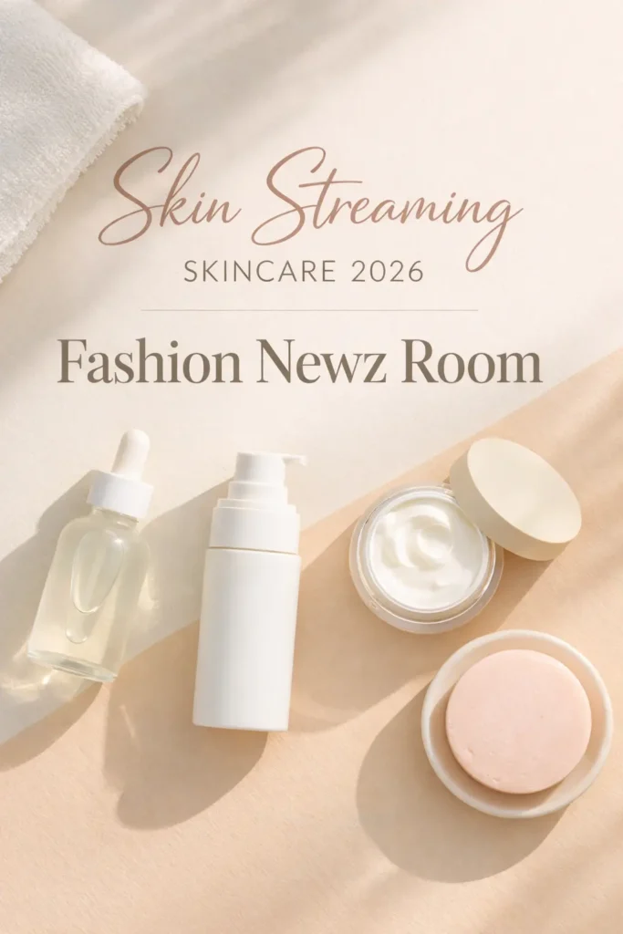 2026 Skincare- Why “Skin Streaming” Is Better Than a 10-Step Routine - FashionNewzRoom.com
