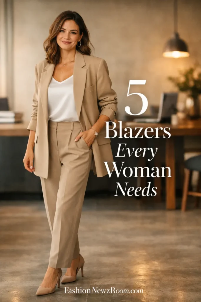 5 essential blazers for women- fashionnewzroom.com