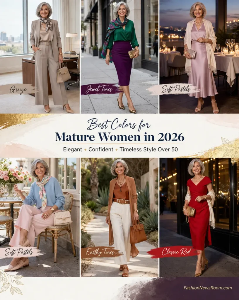 Best Colors for Mature Women in 2026 - pin