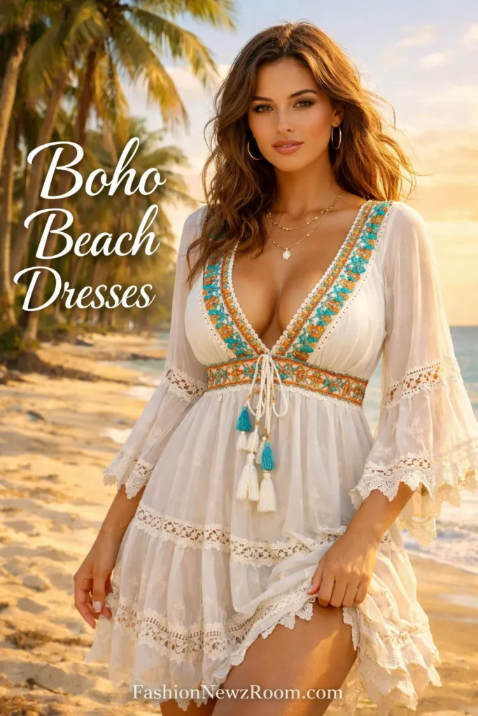 Boho Beach Dresses - FashionNewzRoom.com