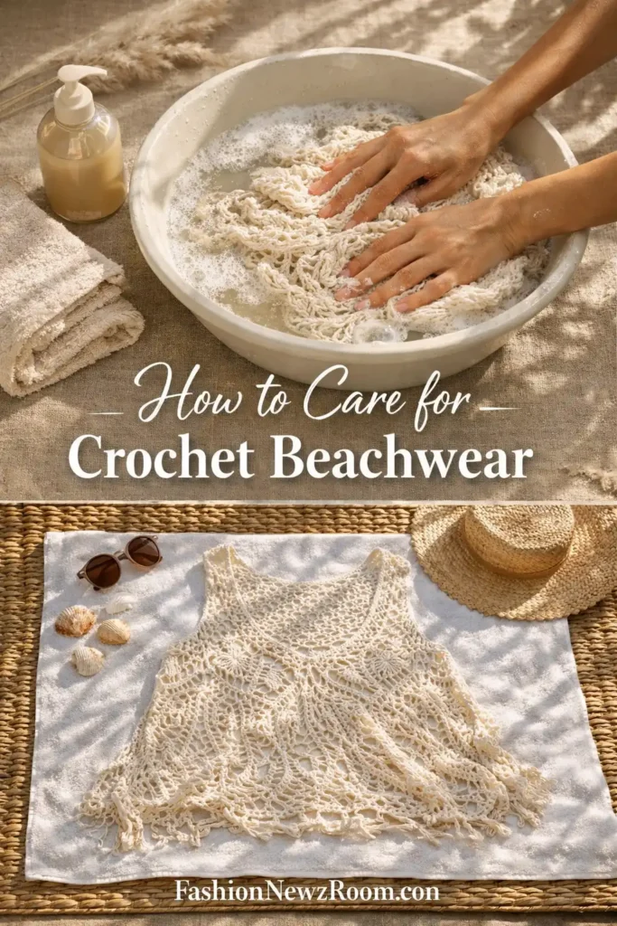 Care Tips for Crochet Beachwear - FashionNewzRoom.com