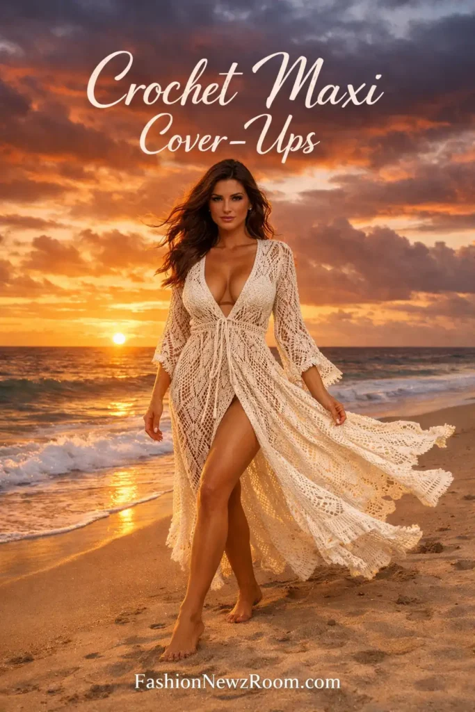 Crochet Maxi Cover-Ups - FashionNewzRoom.com