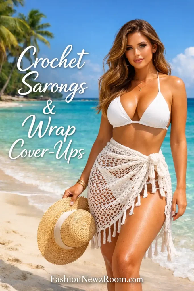 Crochet Sarongs and Wraps - FashionNewzRoom.com