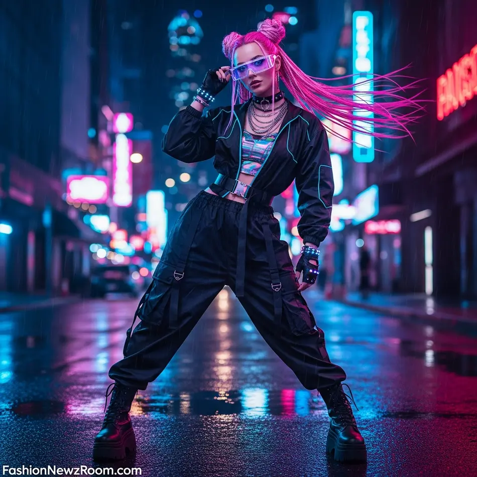 E-girl Cyberpunk and Techwear Influence - Fashion Newz Room