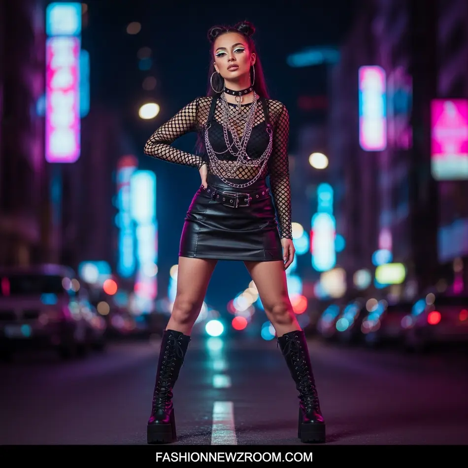 E-girl Edgy Night Out Outfit - Fashion Newz Room