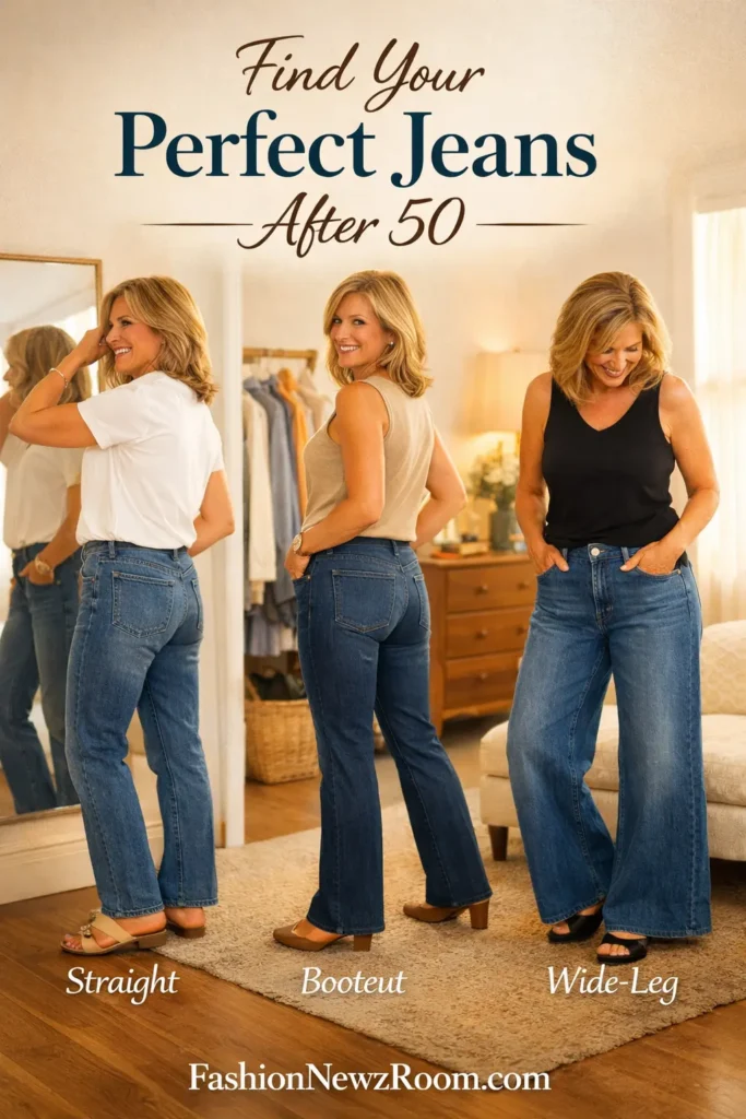 Finding the right jeans after 50- fashionnewzroom.com