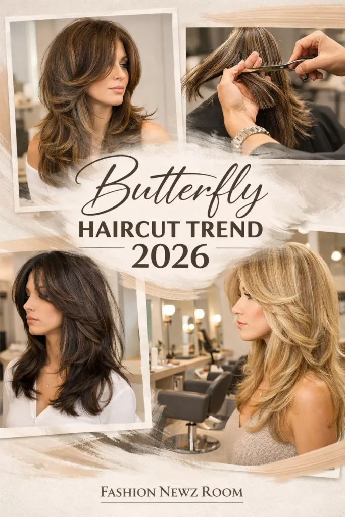 Hairstyle Trends- The ‘Butterfly Cut’ is Back with a Modern Twist - FashionNewzRoom.com