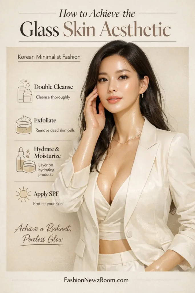 How to Achieve the “Glass Skin” Aesthetic with Korean Minimalist Fashion - FashionNewzRoom.com