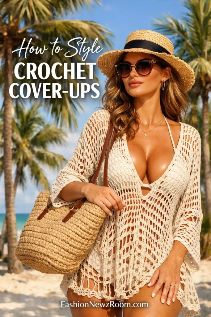 How to Style Crochet Cover-Ups for a Vacation Look - FashionNewzRoom.com