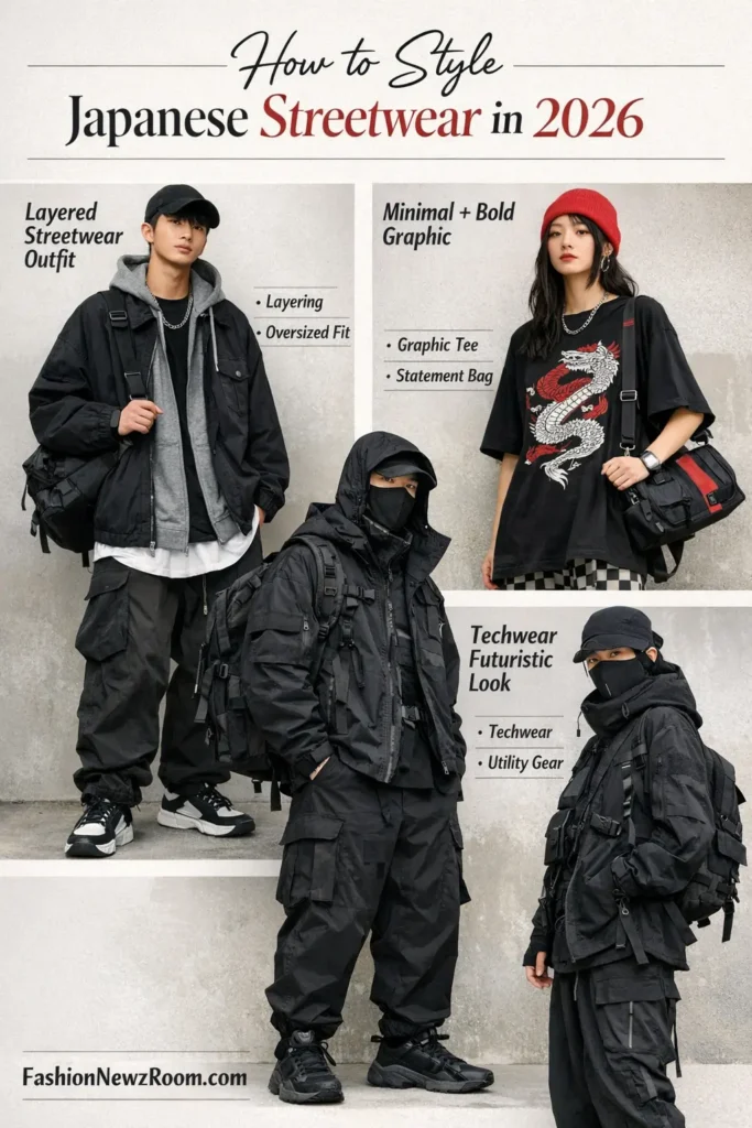 How to Style Japanese Streetwear in 2026 - FashionNewzRoom.com