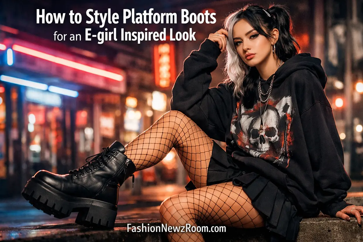 How to Style Platform Boots for an E-girl Inspired Look