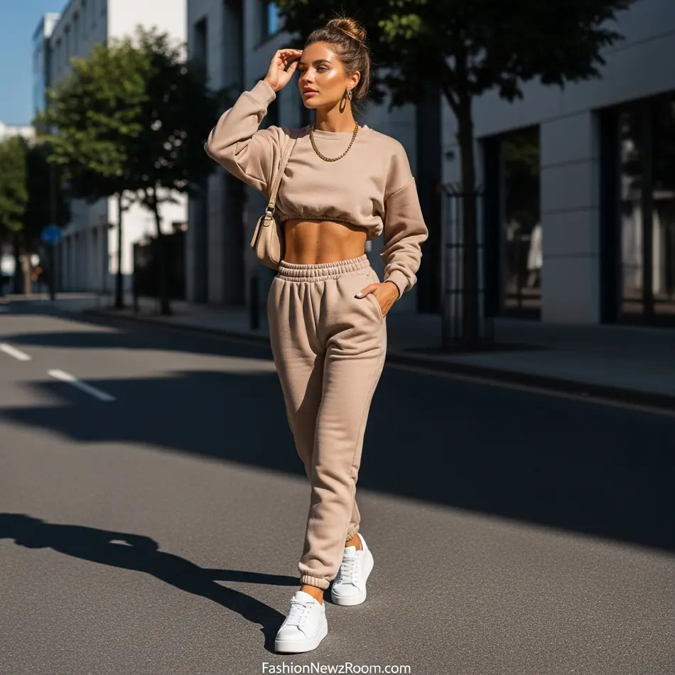 Matching Sweat Set outfits for Hot Girl Walk Look - Fashion Newz Room