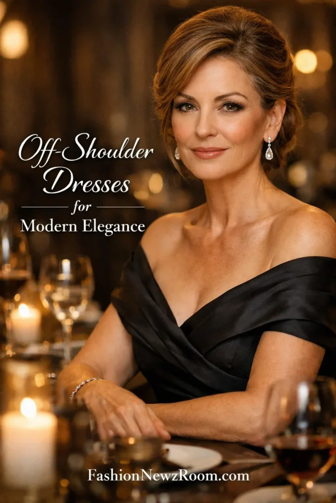 Off-Shoulder Dresses for Modern Elegance