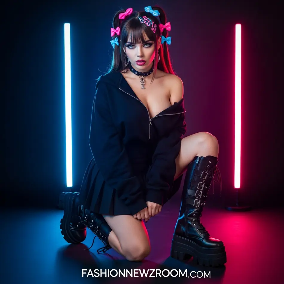 e girl Platform Boots - Fashion Newz Room