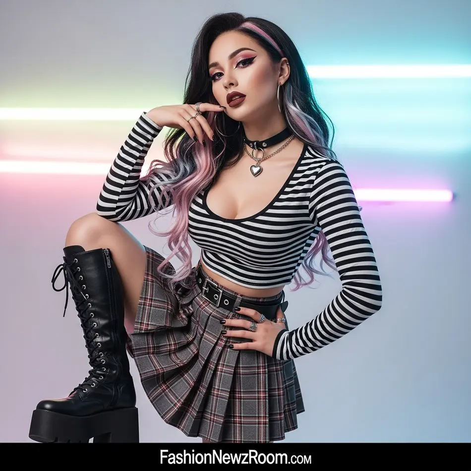 E-girl Pleated Skirts - Fashion Newz Room