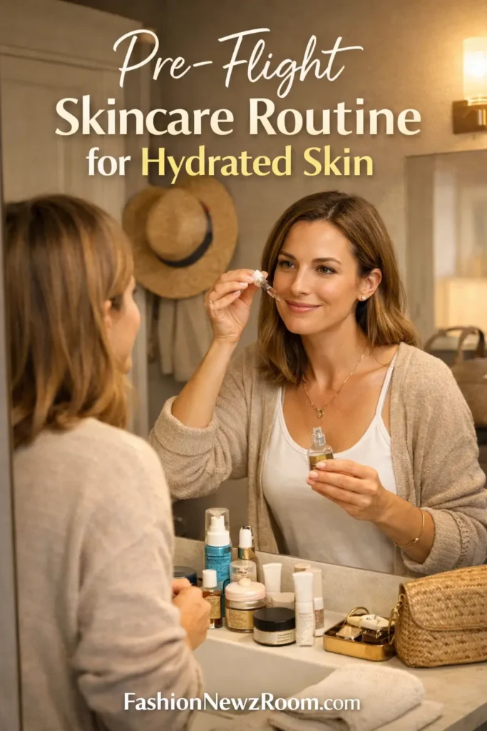 Pre-Flight Skincare Routine - FashionNewzRoom.com