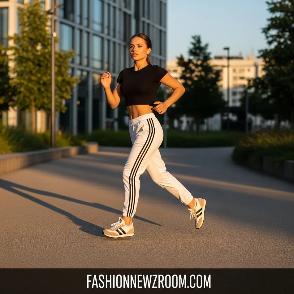 Retro athletic outfits for Hot Girl Walk Look - Fashion Newz Room