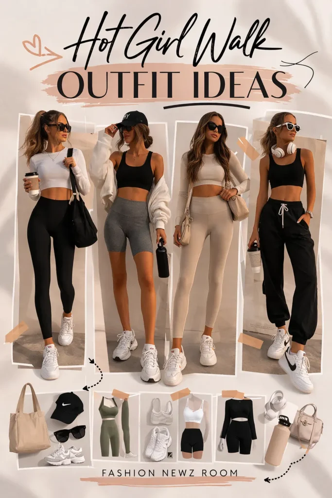 Sporty Outfit Ideas for a “Hot Girl Walk” Aesthetic - Fashion Newz Room