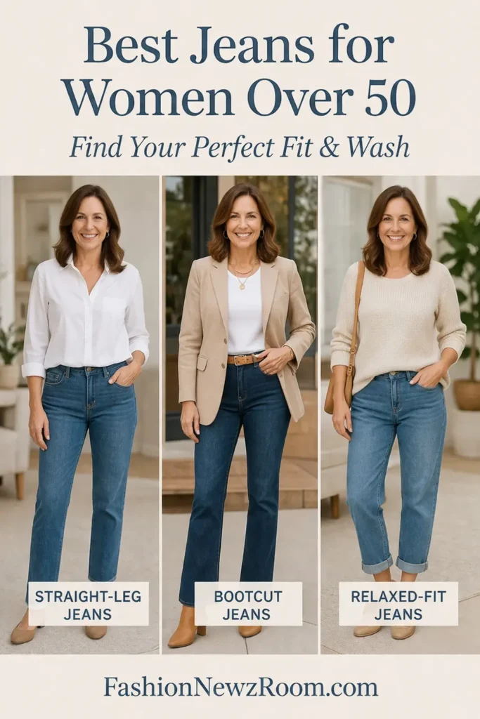 Styling Denim After 50: Finding the Perfect Fit and Wash- fashionnewzroom.com