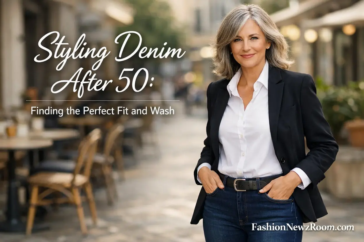 Styling Denim After 50: Finding the Perfect Fit and Wash