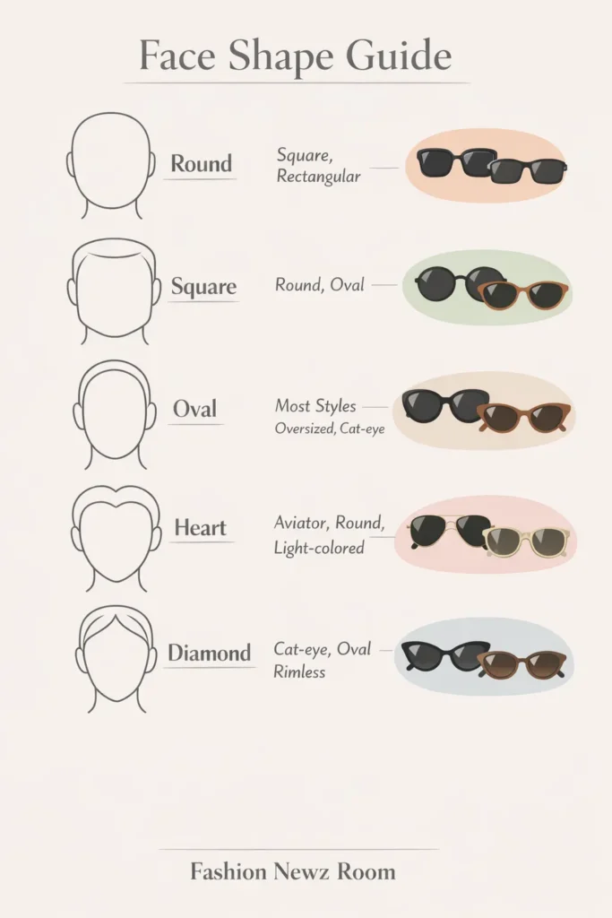 The 5 Common Face Shapes - Fashion Newz Room