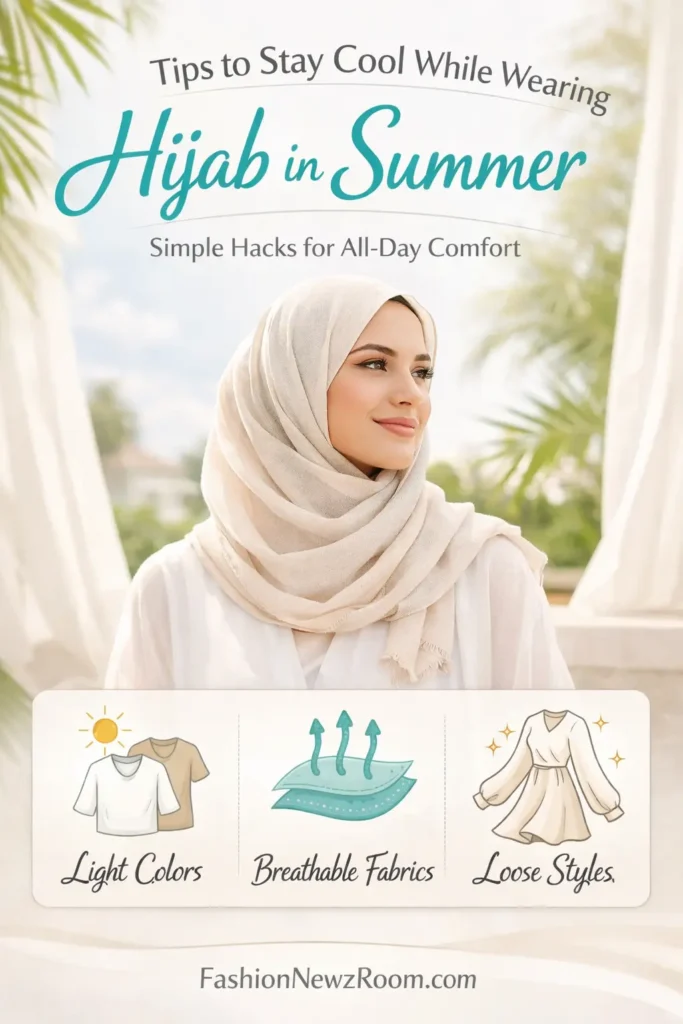 Tips to Stay Cool While Wearing Hijab in Summer
